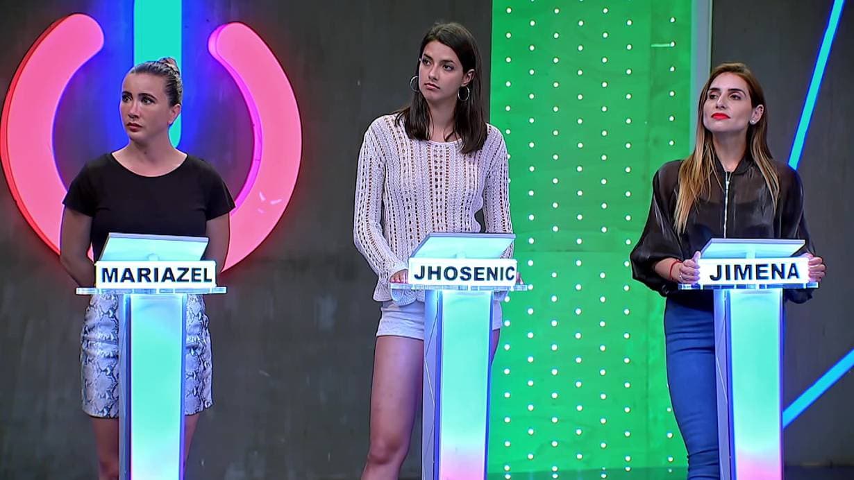 Mariazel, Jhoss y Jimena en el capítulo 38 de Inseparables 2021