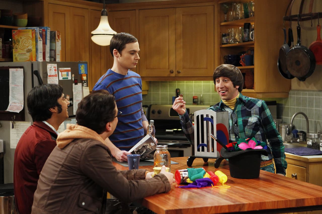 Leonard, Sheldon, Raj y Howard son un equipo genial