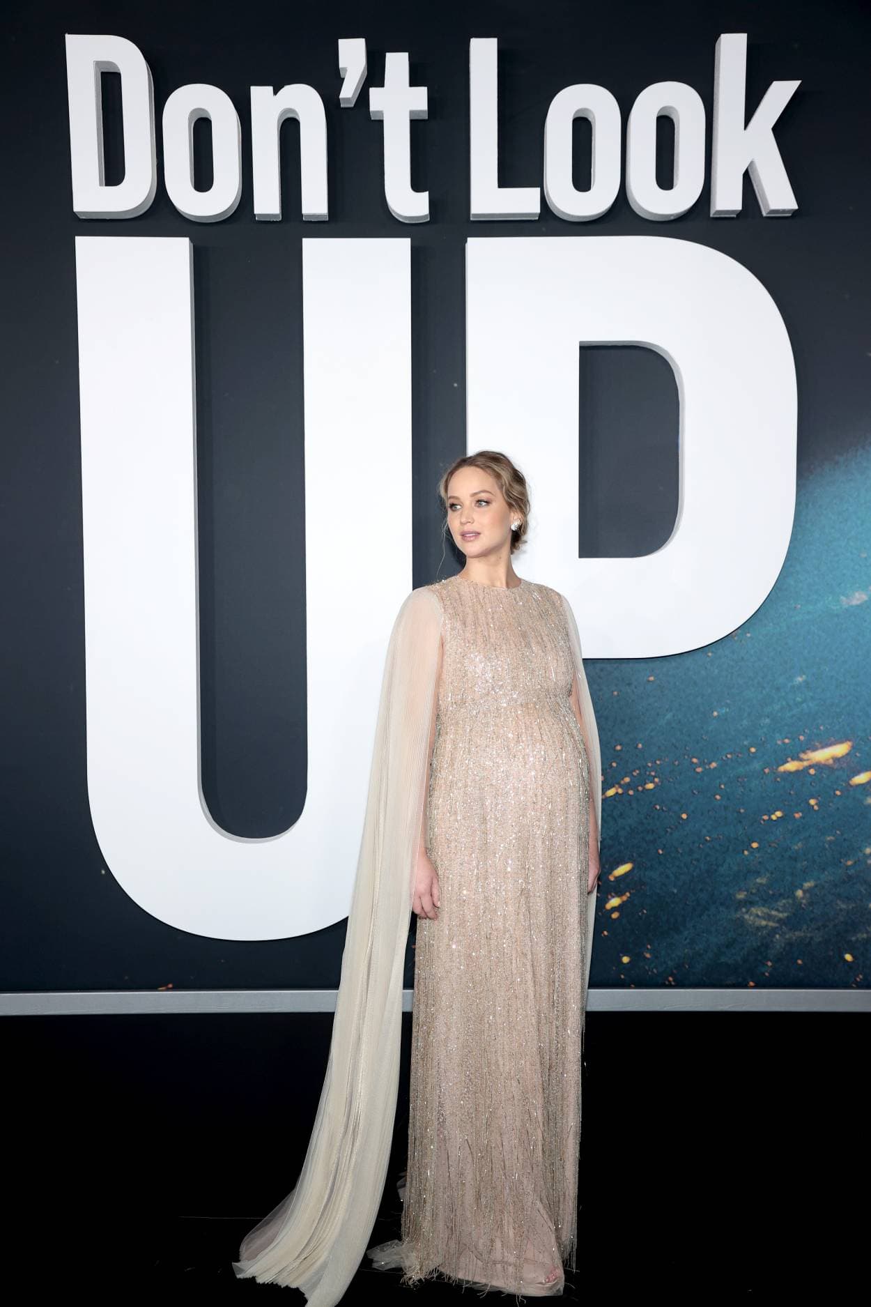 Jennifer Lawrence en la alfombra roja de 'Don't Look Up'