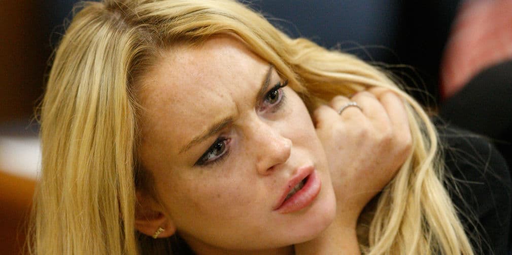 6.- Lindsay Lohan: Ya perdimos la cuenta de todas las veces que se ha rehabilitado esta ex figura infantil del cine.