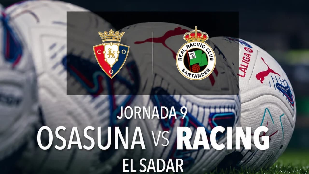Osasuna vs. Racing Club: ¿Dónde y a qué hora ver el partido de la Jornada 9?