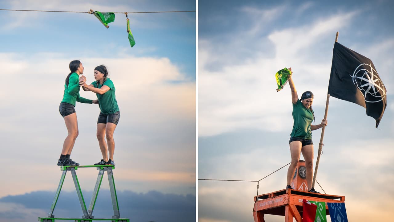 Las Amazonas ganaron la prueba de la Escalera de Naipes en El Conquistador