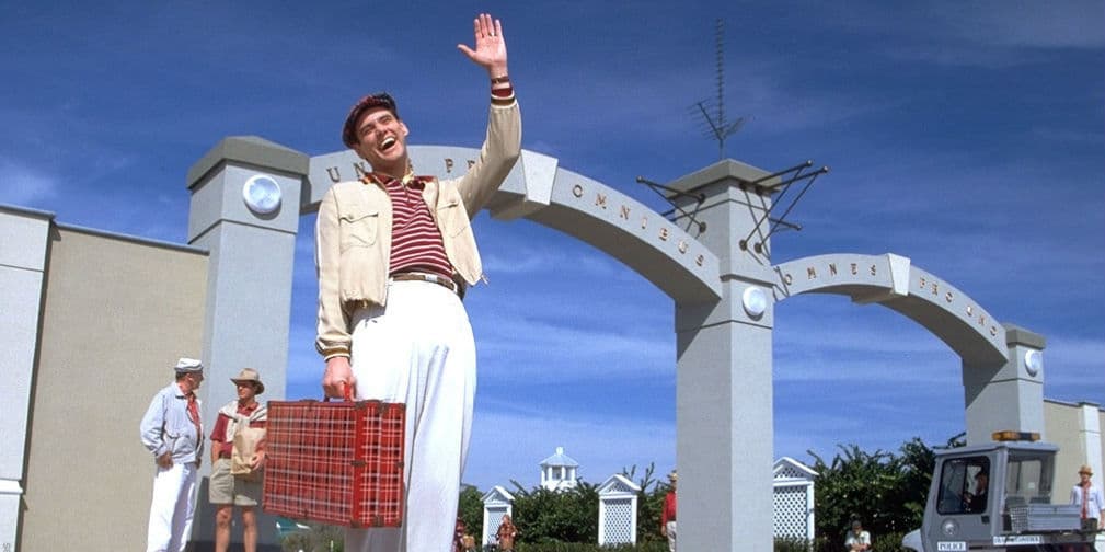 The Truman Show (1998): Carrey protagoniza a Truman Burbank, el cual no sabe que toda su vida ha sido un reality show.