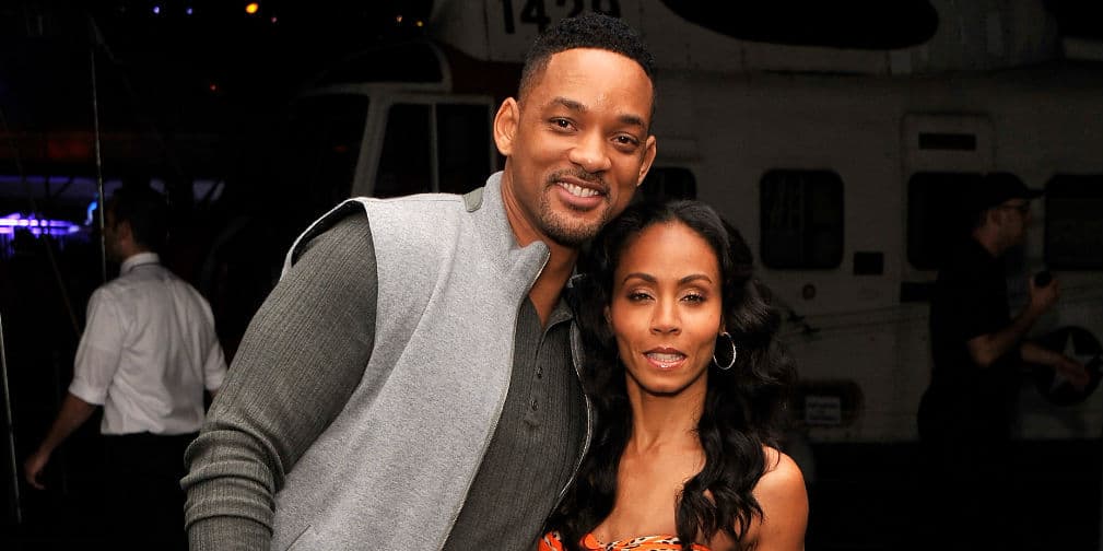 10. Will Smith y Jada Pinkett: Se calcula que los Smith valen más de 260 millones de dólares. Will y Jada se casaron en 1997.