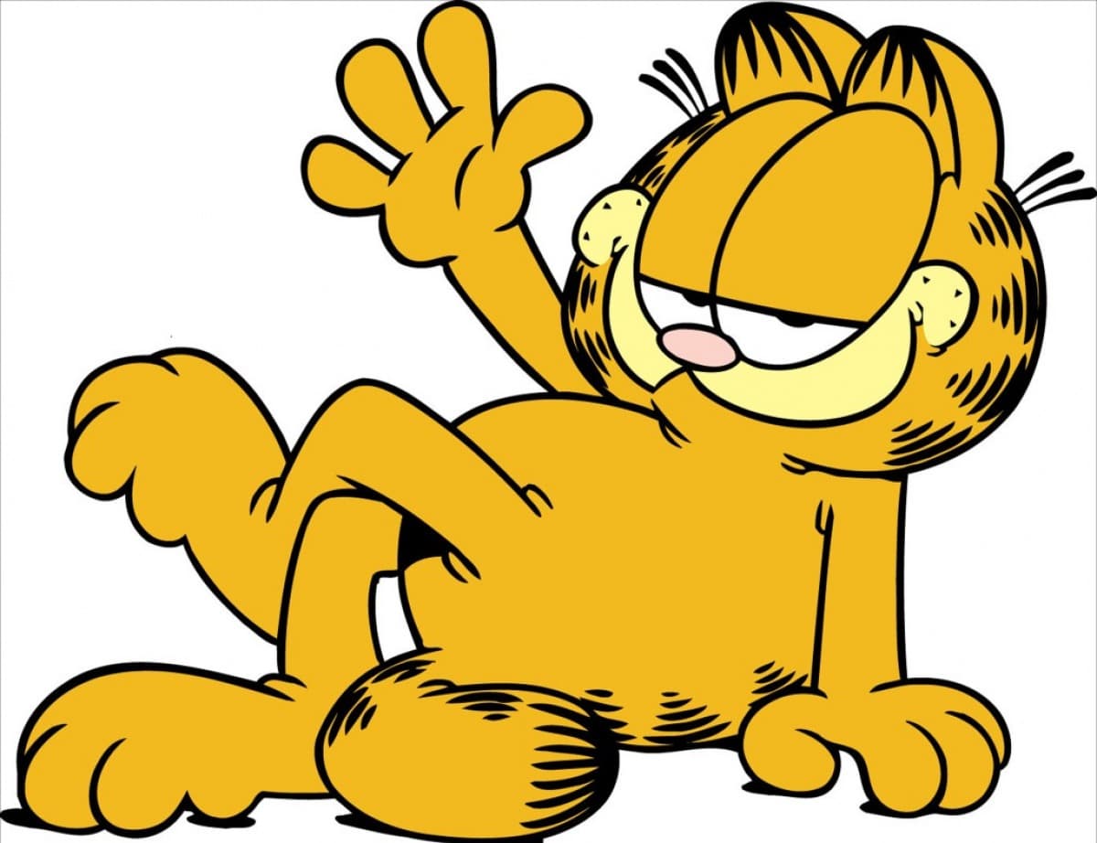 Garfield, el gato más perezoso del planeta, es también uno de los gatos más famosos de la cultura pop.