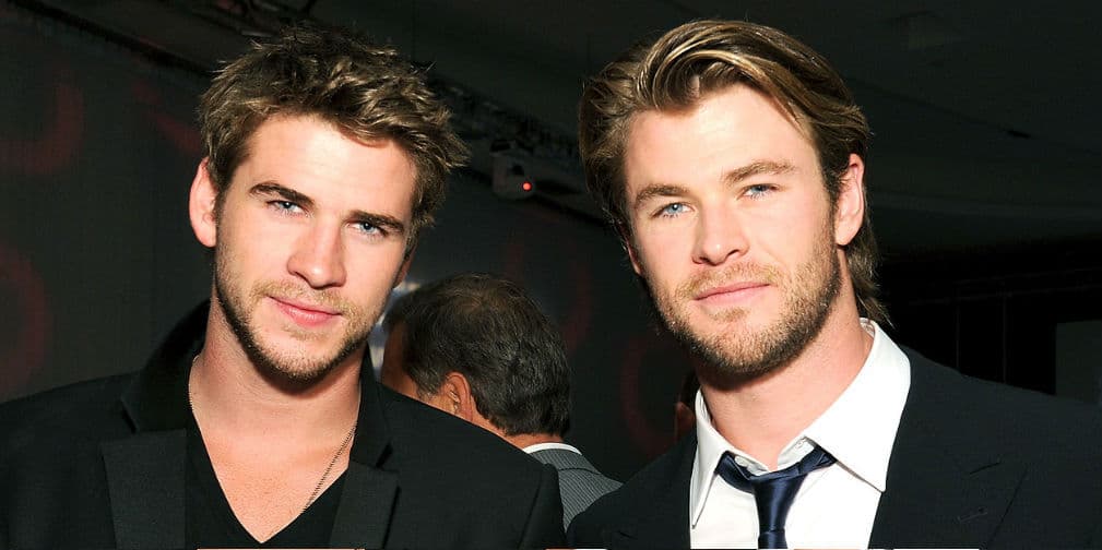 2. Liam y Chris Hemsworth: Los australianos triunfan en Hollywood, el primero salió con Miley y el segundo es el más sexy según People.