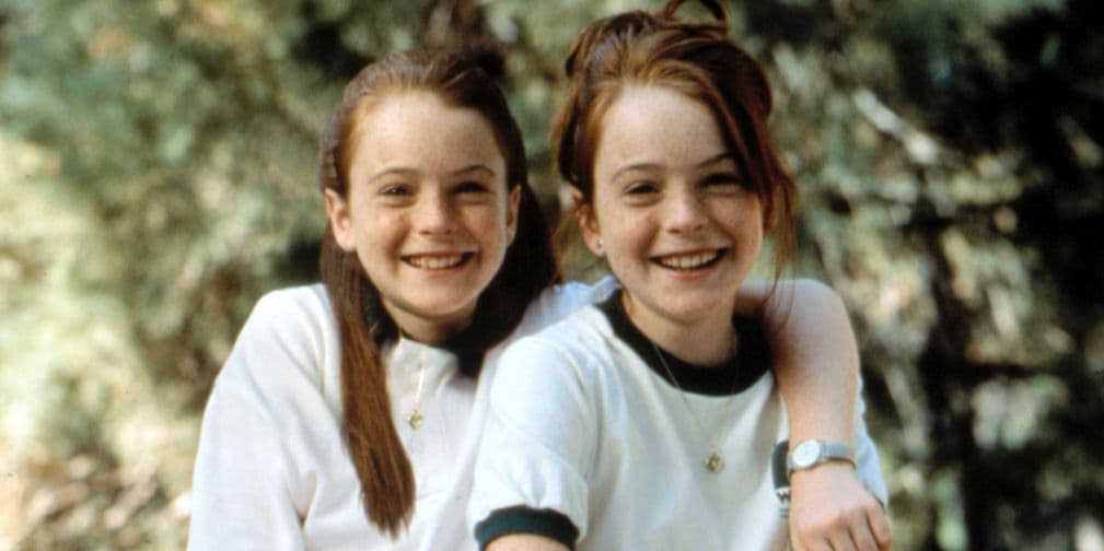 5. Lindsay Lohan: Antes de los escándalos, esta chica interpretó a dos gemelas que cambian lugares en 1998.