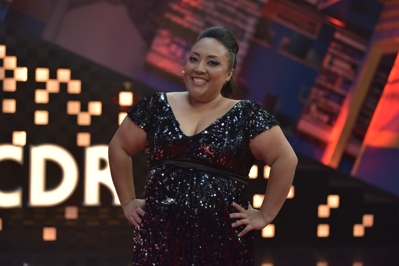 La espectacular Michelle Rodríguez estaba radiante con su vestido.