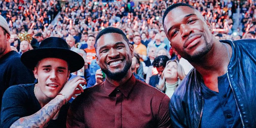 10. Usher: Esta estrella siempre ha sido fanático de los Cavaliers, incluso antes del paso de Lebron James.