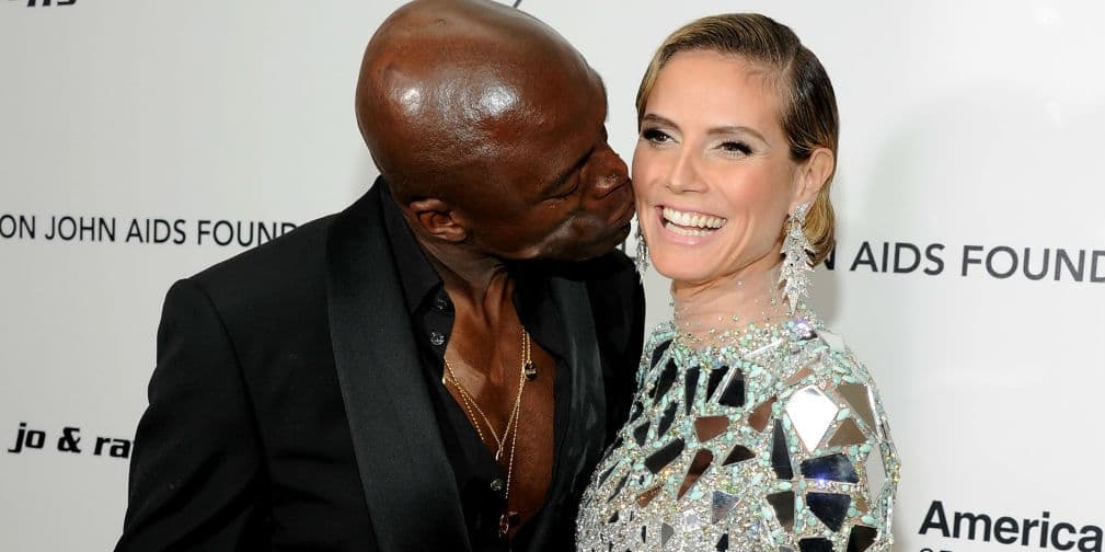 7. Seal y Heidi Klum: Esta pareja ya se divorció pero en su momento fueron muy felices, pese a sus diferencias estéticas.