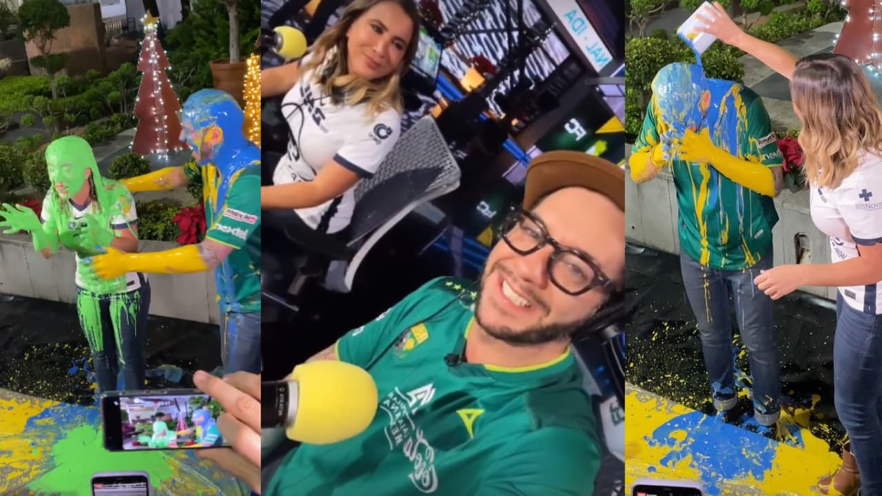 "No como Kikin": Mariazel y Faisy cumplieron apuesta pambolera y se llenaron de pintura