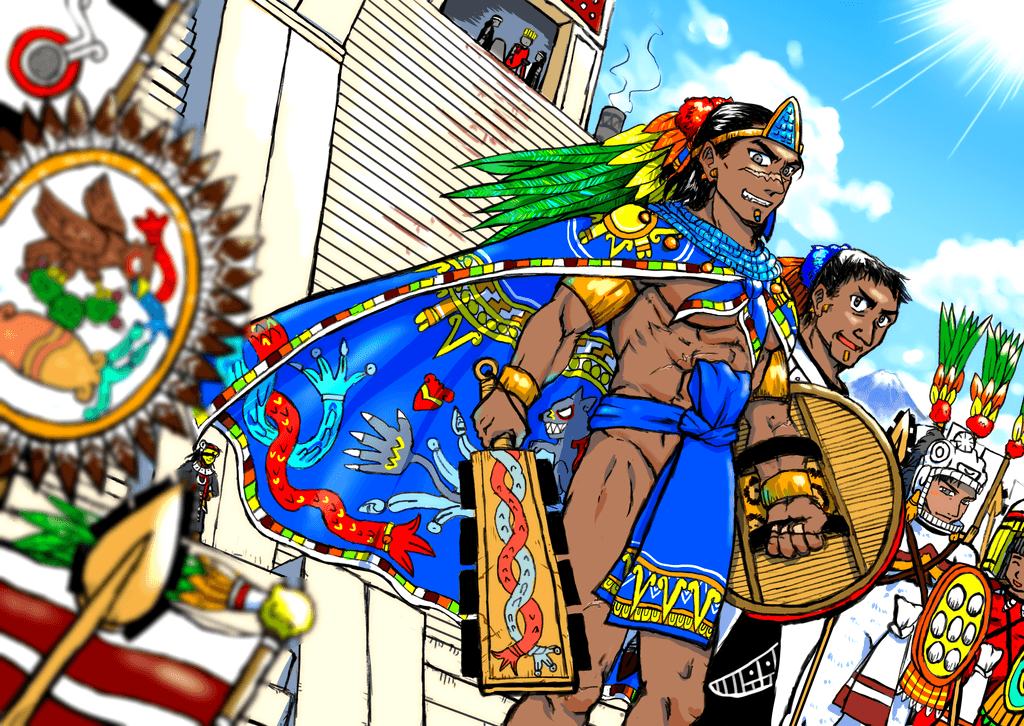 El Imperio Azteca retratado al estilo manga