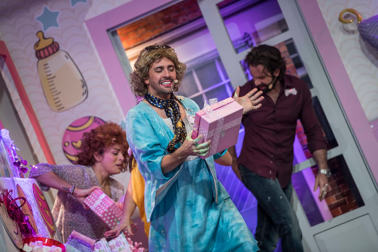 El Escenario Inclinado fue de un Baby Shower