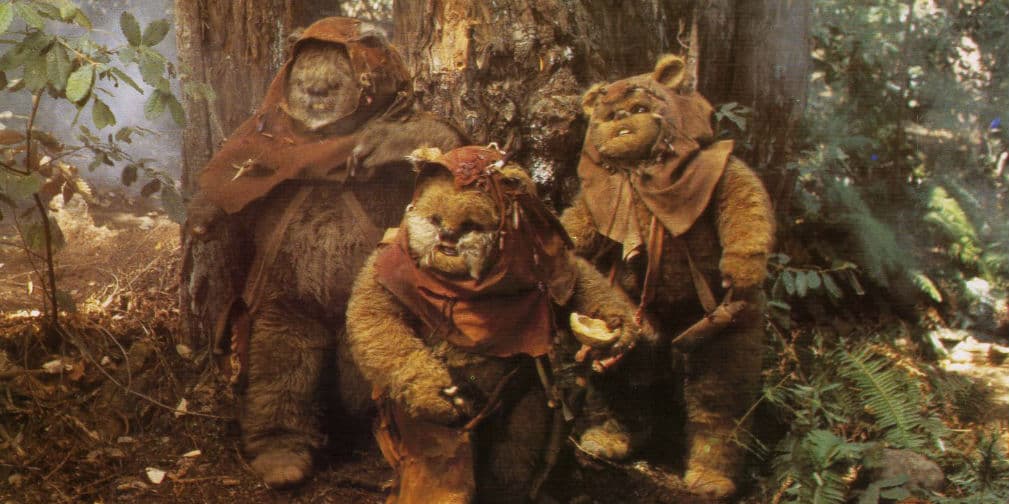 5. Ewoks: En el universo de Star Wars, los ewoks son seres habitantes de la luna boscosa del planeta Endor.
