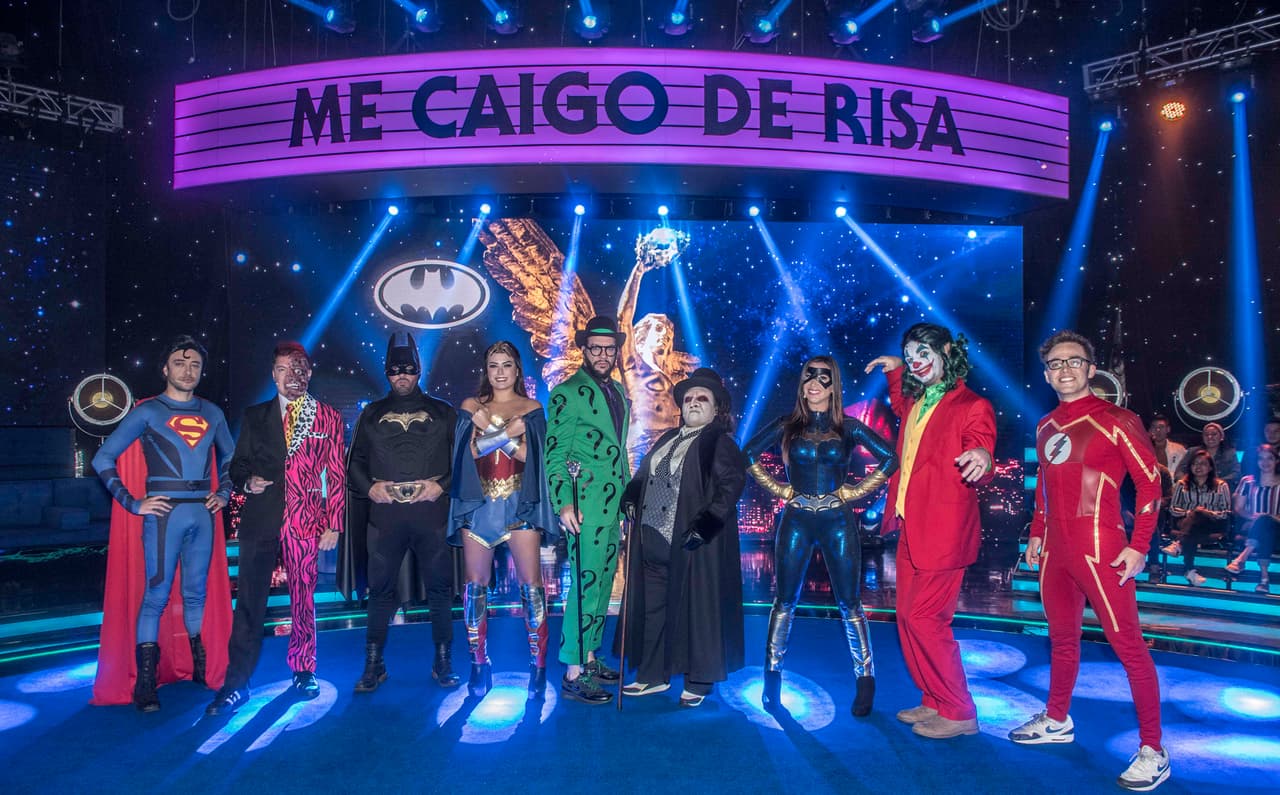 La Liga de la Justicia y algunos villanos de DC estuvieron en 'Me Caigo de Risa'.