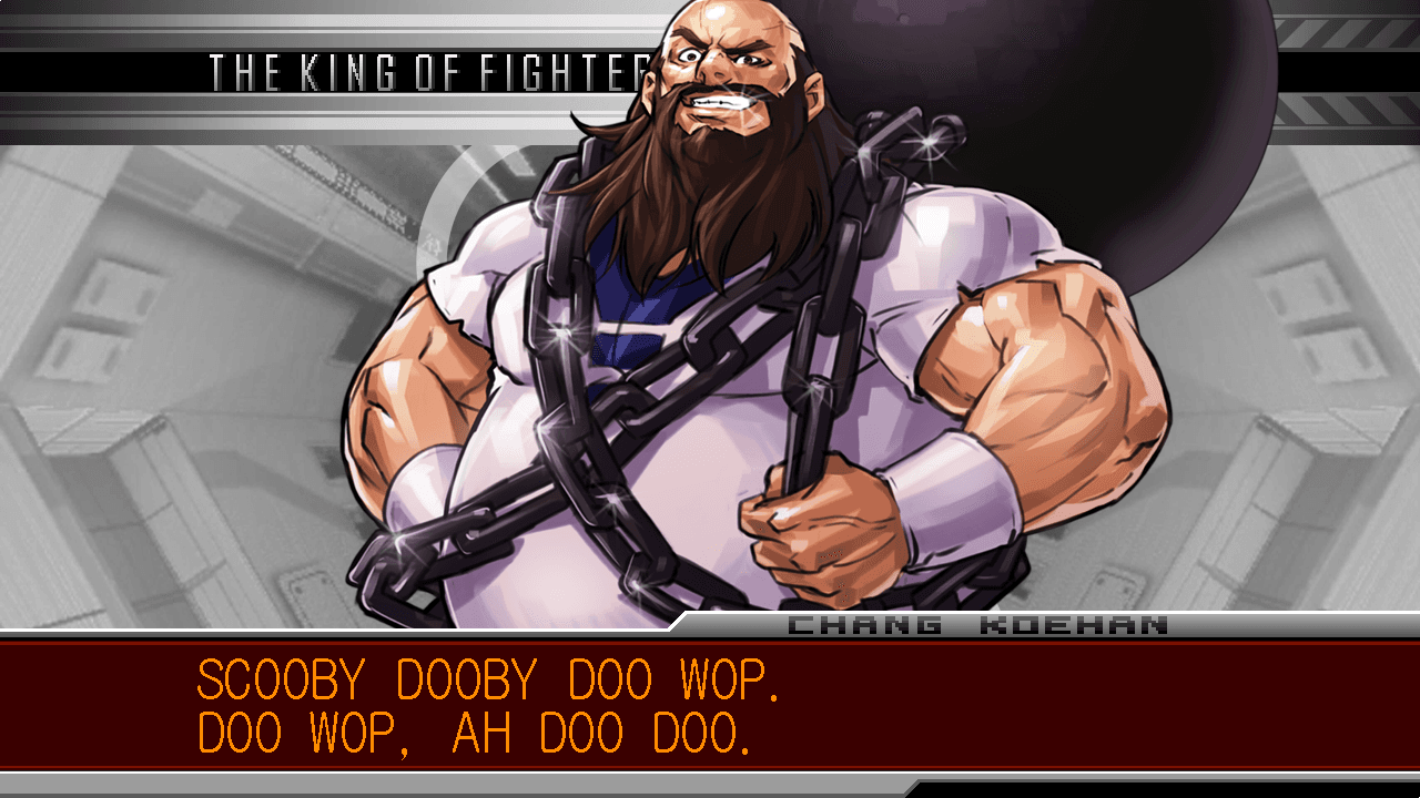 Chang es un peleador de temer cuando está en manos de jugadores expertos. Sus movimientos bajan mucho en The King of Fighters. Eso sí, la velocidad le jugaba en contra.