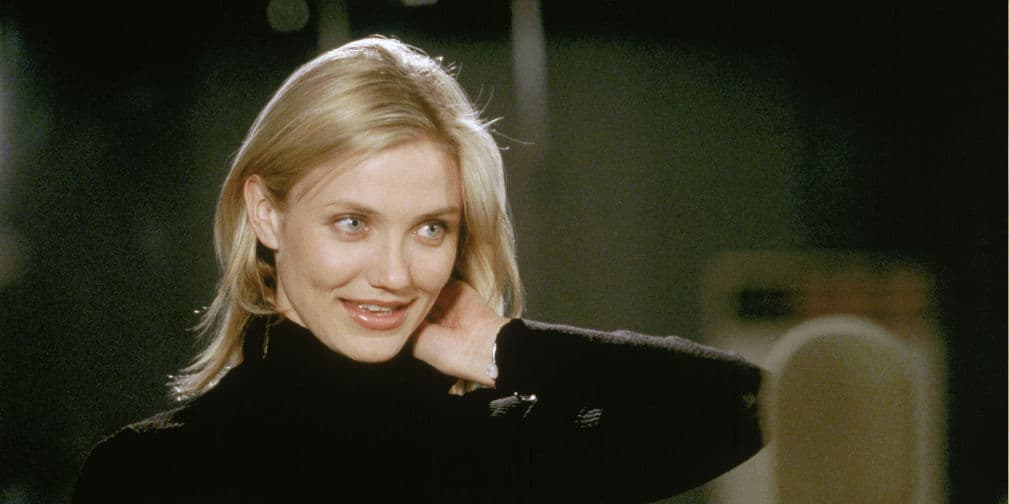 Cameron Diz se concentra para lograr el tono perfecto de Fiona.