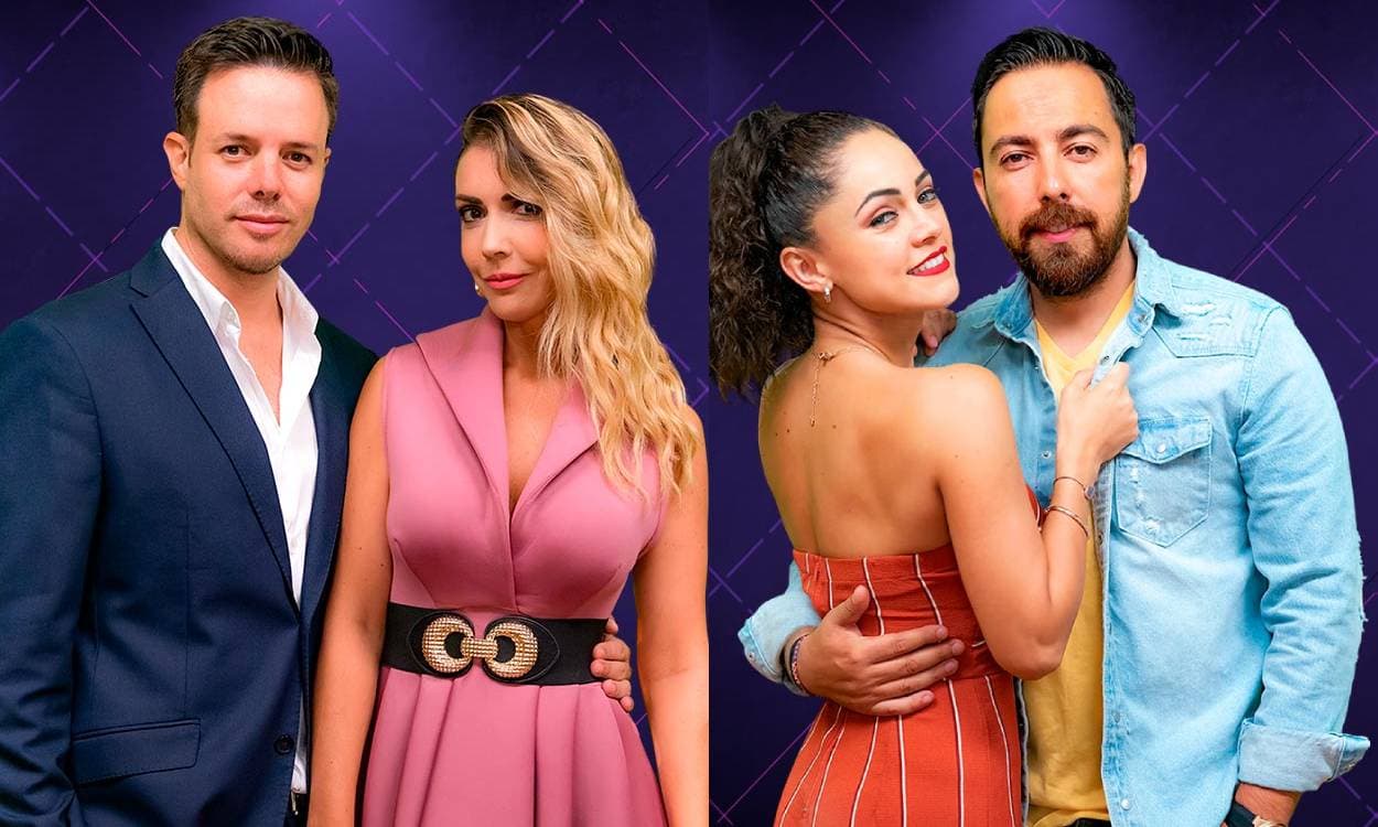Adolfo Argudín, Haydée Navarra, Jessica Segura y Adrián Pous participaron en la primera temporada de Inseparables.