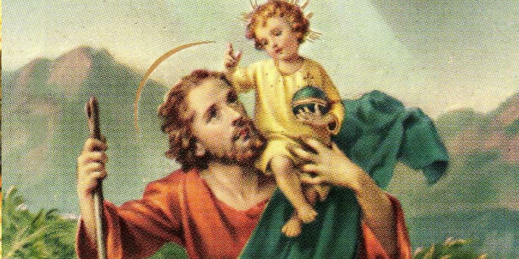 10. San Cristóbal: Figura católica, recordada como el santo de los viajeros, y que parece no haber existido realmente.