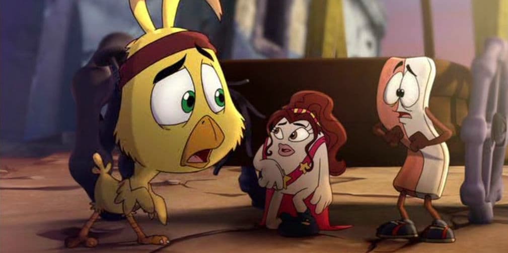 5. Otra Película de Huevos y un Pollo: Toto reflexiona sobre su anterior vida como un huevo. ¡Qué loco!