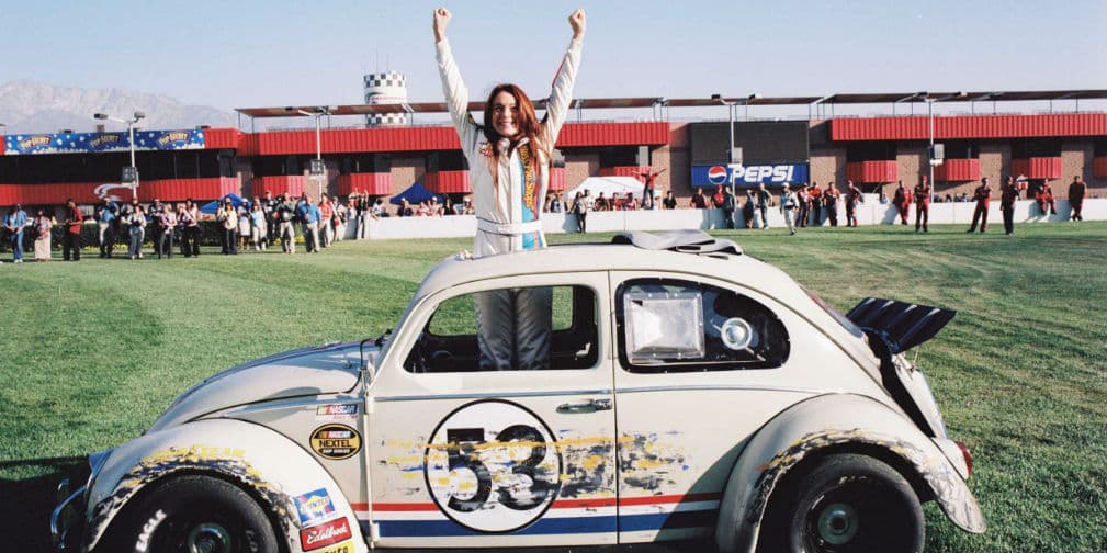 9. Herbie de El Cupido Motorizado: Lindsay Lohan manejó este simpático vochito en el cine, ¿habrá acabado en rehabilitación?