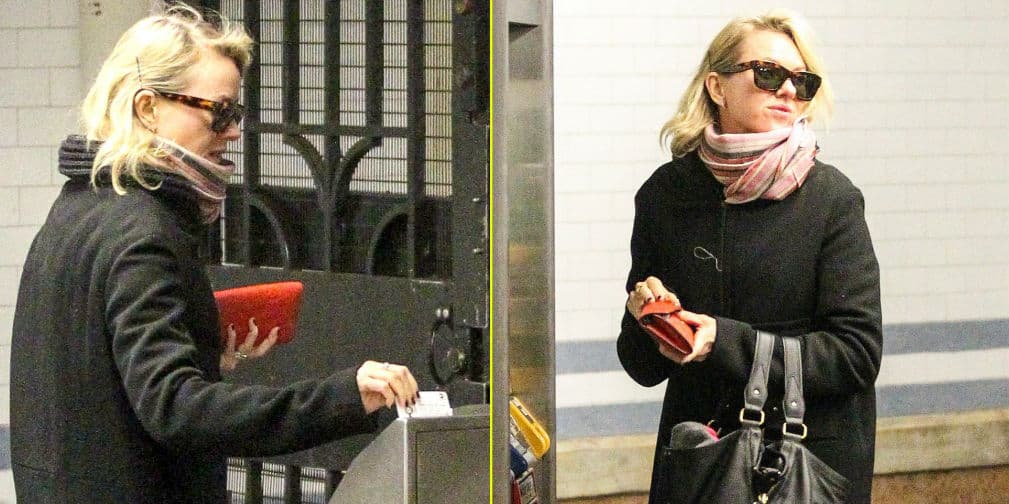 11. Naomi Watts: La protagonista de El Aro no es diva, y para probarlo se sube el metro con todo y sus hijos.