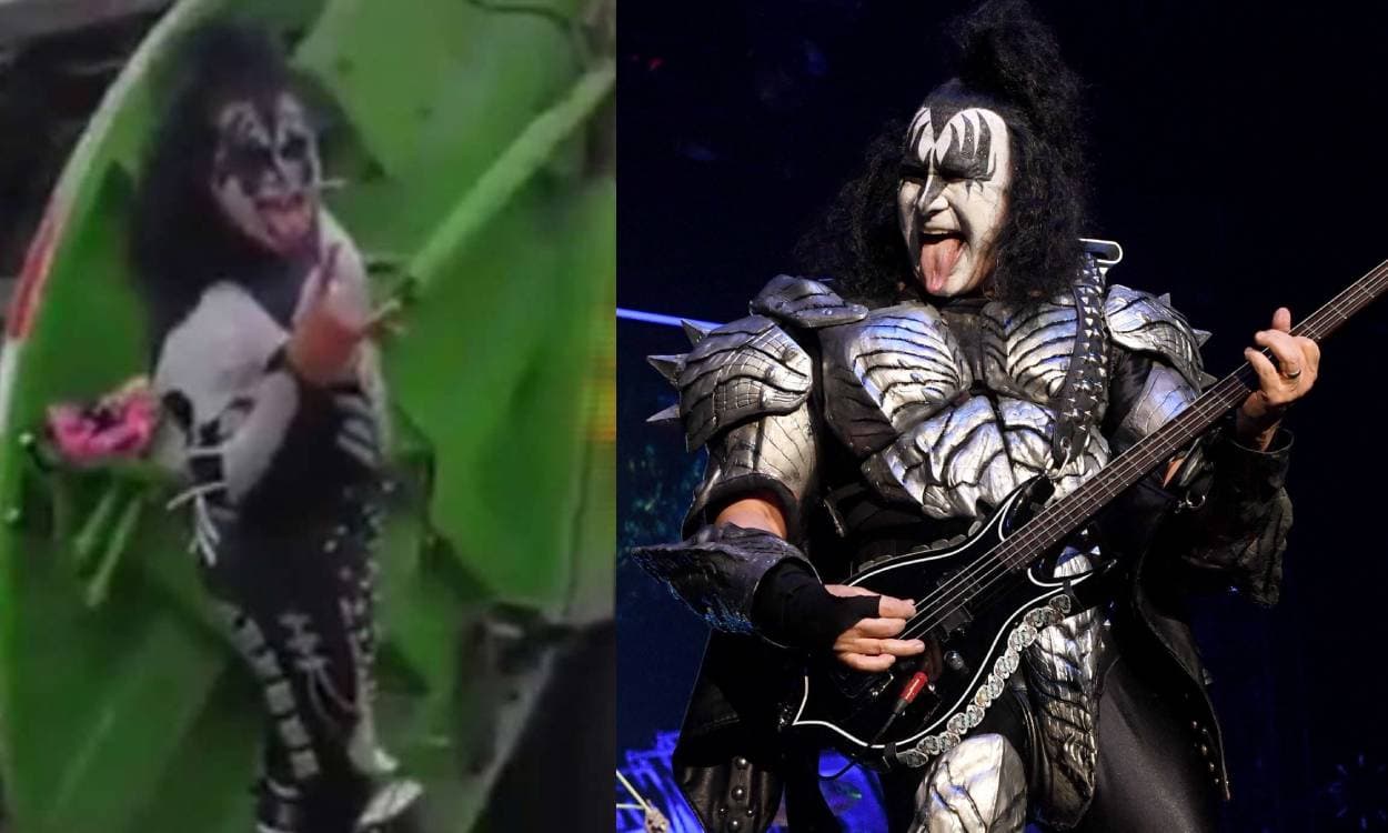 Recolector de basura se viste como Gene Simmons de Kiss y así reaccionó el cantante