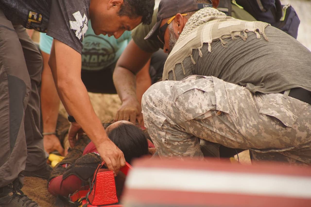 Brisa no pudo concluir la pista de Tierra en Reto 4 Elementos 2022 debido a una lesión.