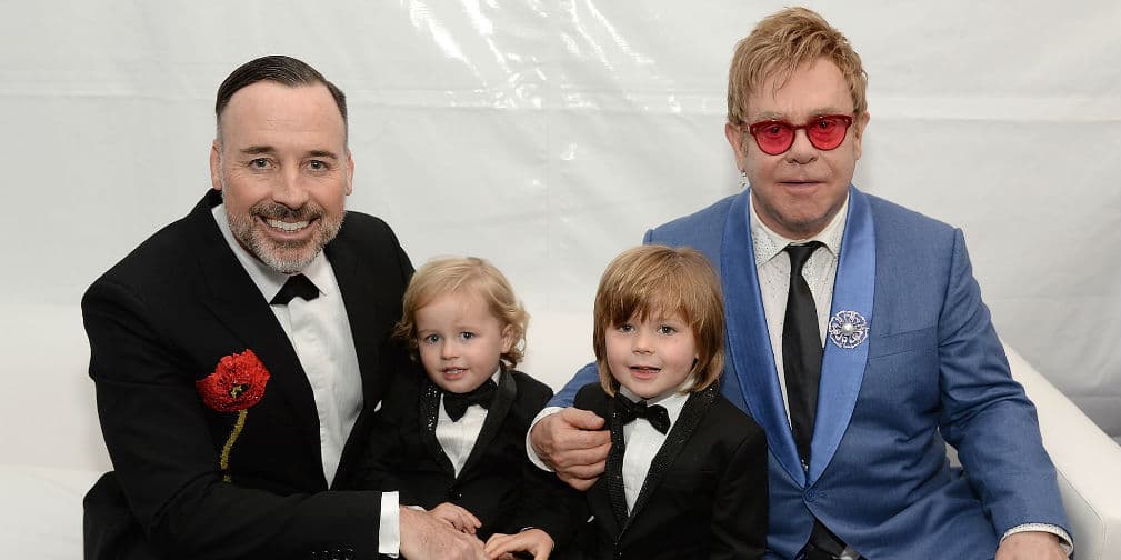 3. Elton John: El cantante pop y David Furnish se convirtieron en padres en 2010, y repitieron por segunda vez en enero de 2013.