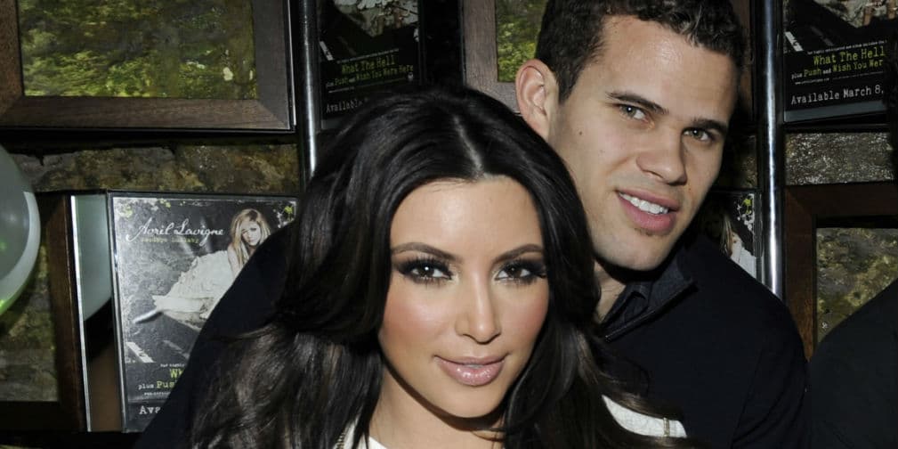 2. Kim Kardashian y Kris Humphries: Antes de casarse con Kayne, la estrella de realitys duró 72 días con él.