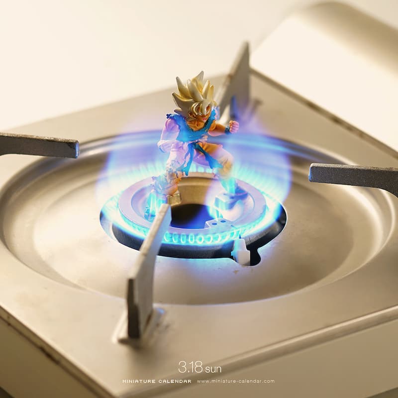 Tatsuya Tanaka, artista japonés, ha usado miniaturas, comida, basura y demás para recrear escenas clásicas de Dragon Ball.