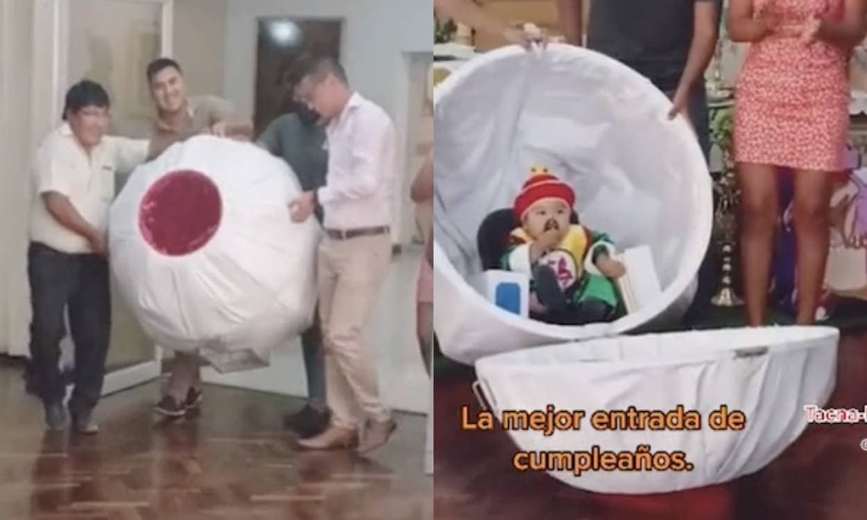 Dragon Ball: Niño llega en cápsula saiyajin a su fiesta de cumpleaños