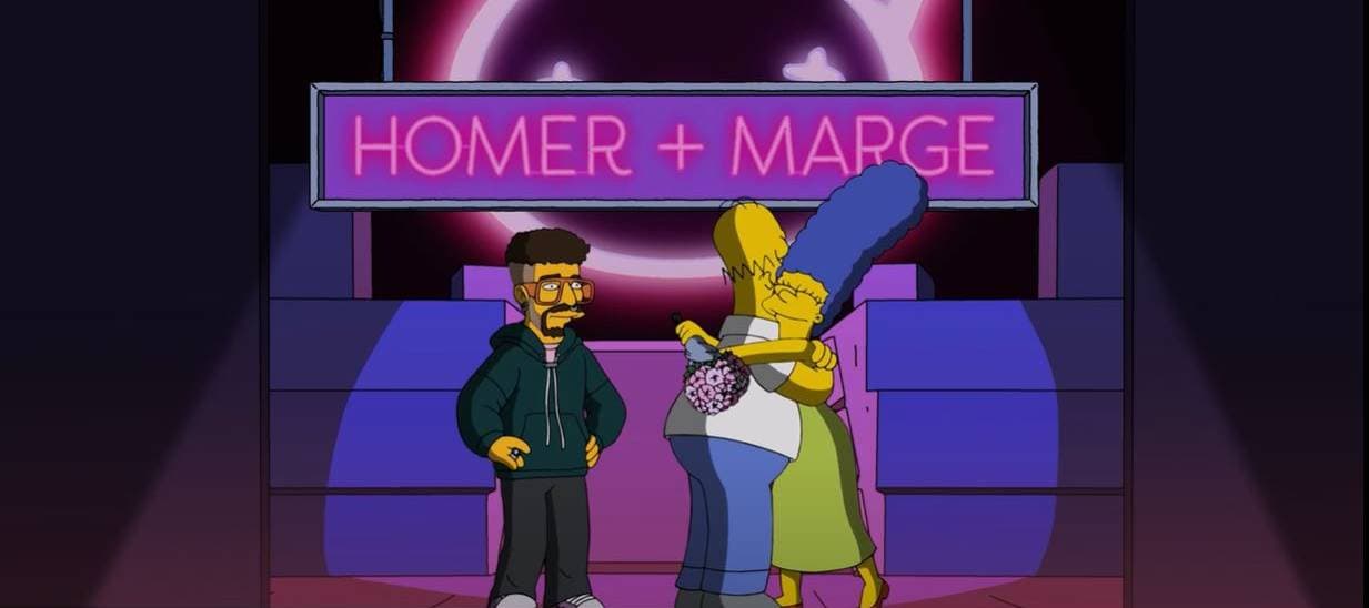 Bad Bunny aparece en videoclip con 'Los Simpson'