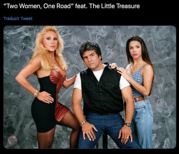 También propuso que 'Dos mujeres, un camino', con "la Tesorito", se llamaría 'Two Women, One Road' feat. "The little Treasure".