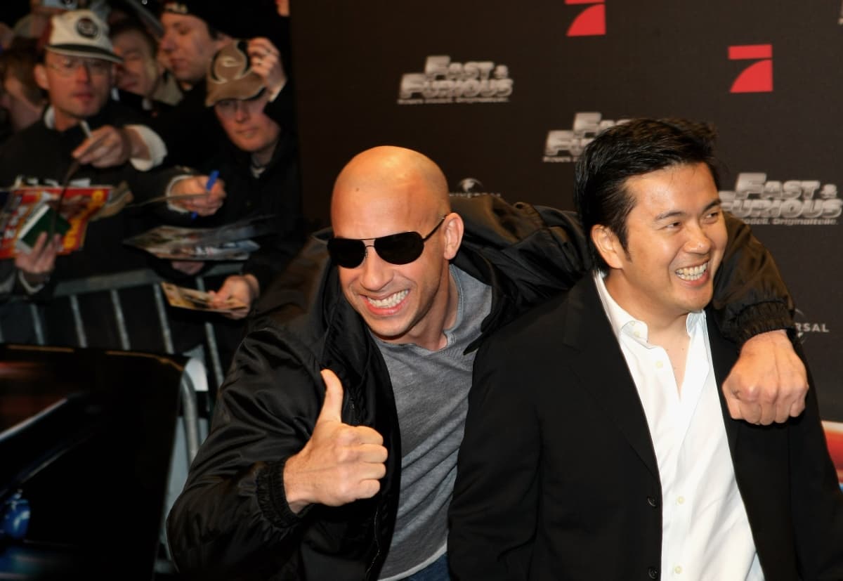 Vin Diesel y Justin Lin, 2009.