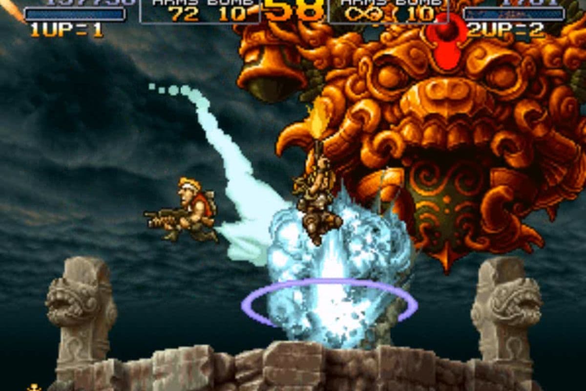 Tal vez nuestra subsistencia dependa de mercenarios armados con la ¡Heavy Machine Gun!, el ¡Rocket Launcher! o el ¡Flame Shot! como en Metal Slug.