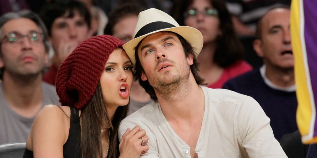 1. Ian Somerhalder y Nina Dobrev: Las estrellas de The Vampire Diaries rompieron cuando él se enamoró de Nikki Reed.