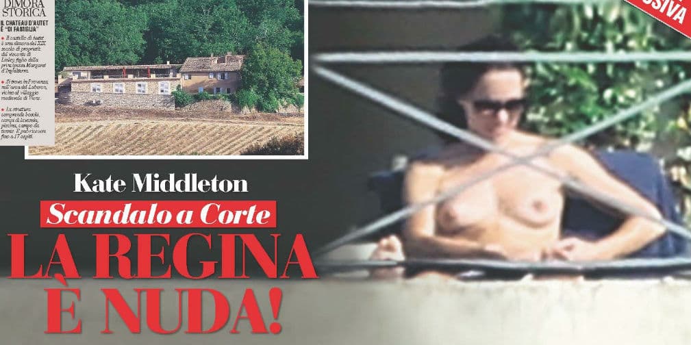 7. Kate Middleton: Ella y el Príncipe William descansaban lejos de Inglaterra, cuando fue fotografiada sin bikini.