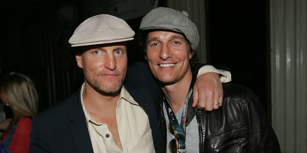4. Matthew McConaughey y Woody Harrelson: Se volvieron amigos después de actuar en True Detective.