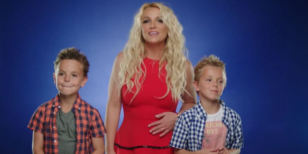 3. Britney Spears: La Princesa del Pop tiene dos pifutos, sus chiquitines Sean Preston y Jayden James.