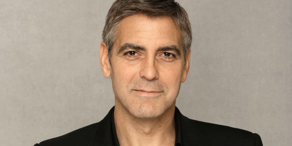 7. George Clooney: Estudió en la Universidad de Kentucky, una especialidad en Periodismo.