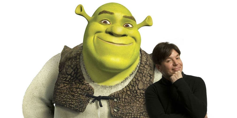 11. Mike Myers: Este comediante es la voz del ogro más famoso de Hollywood en las películas de Shrek.