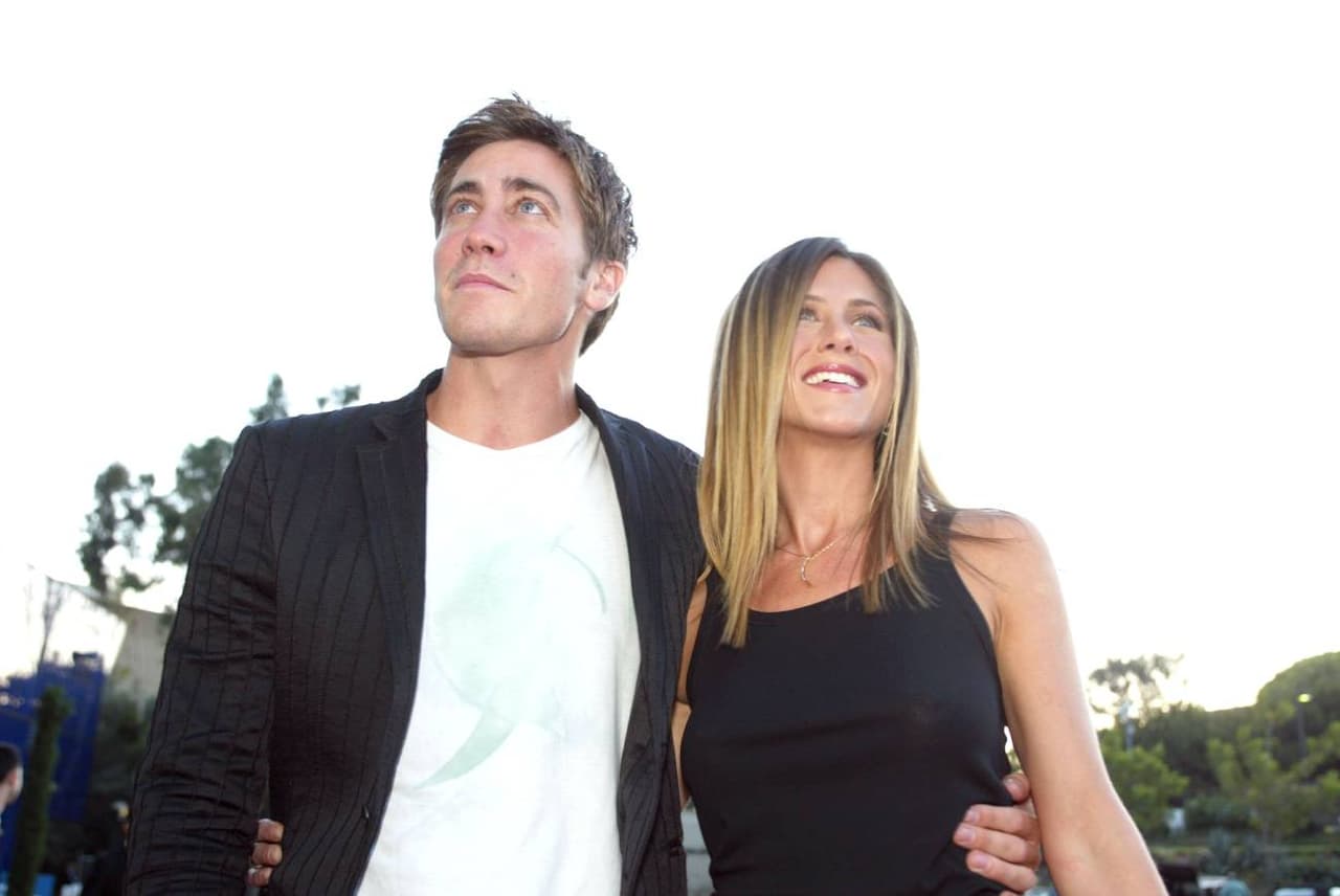 Jake Gyllenhaal y Jennifer Aniston en la premier de 'The Good Girl ' en 2002