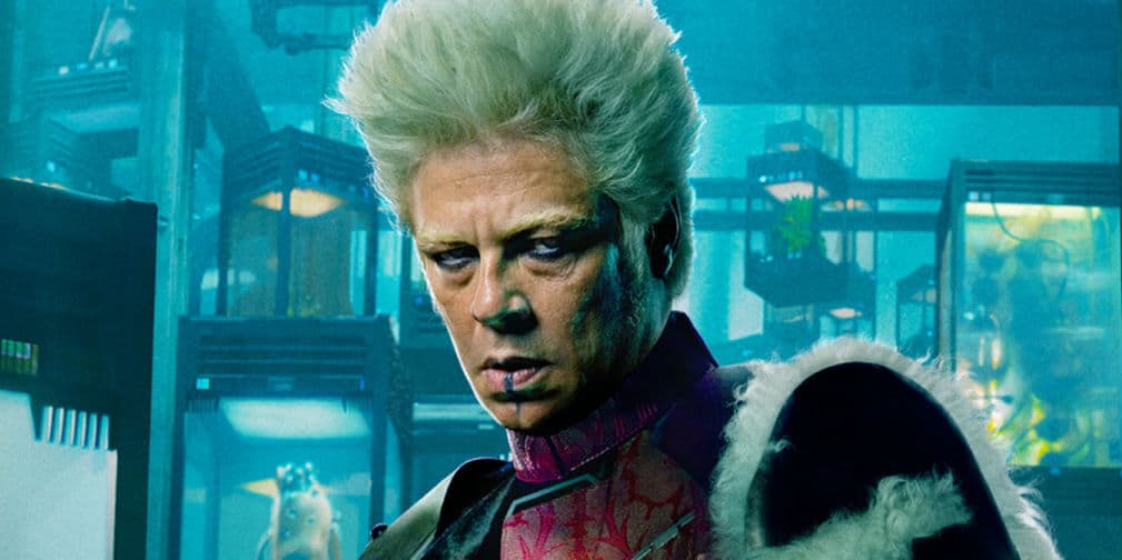 8. Benicio del Toro: Este ganador del Oscar por Traffic brilló como The Collector en Guardians of the Galaxy.