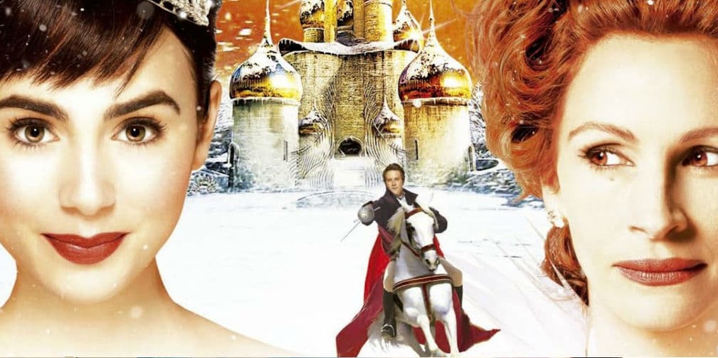 3. Espejito, Espejito (2012): Película inspirada en el clásico cuento Blancanieves, protagonizada por Lily Collins y Julia Roberts.