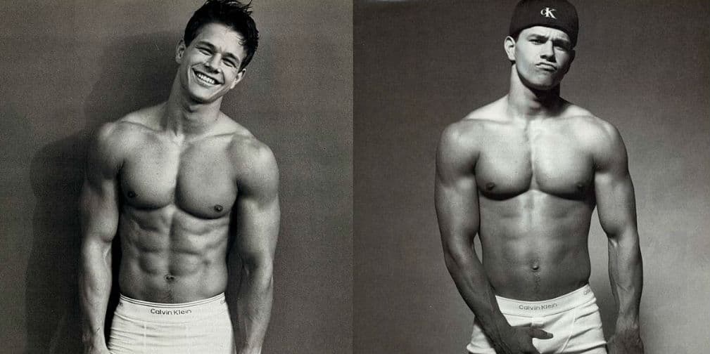 Mark trabajó como modelo y se le vio en una serie de anuncios de ropa interior de la firma Calvin Klein.