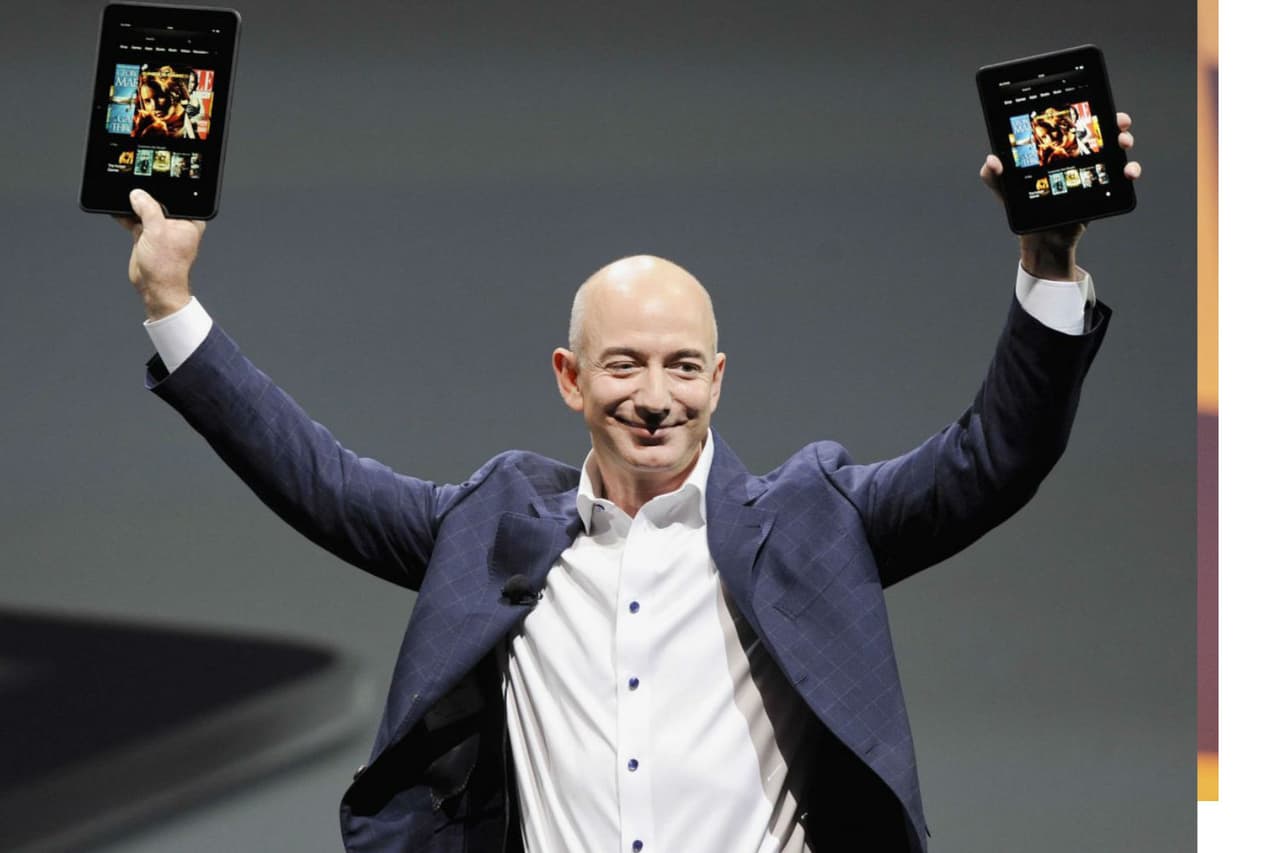 Jeff Bezos puede presumir sus 25,200 millones de dólares.