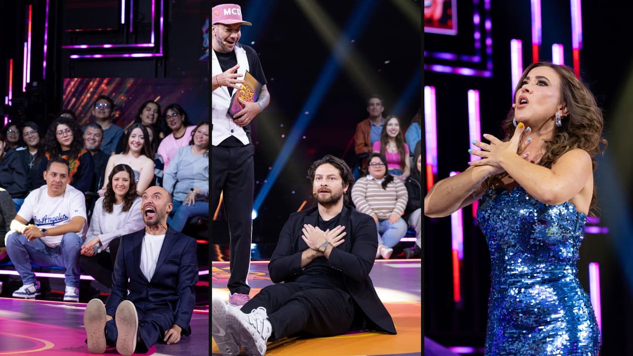 El episodio #400 de Me Caigo de Risa comenzó con el juego ‘Teléfono descompuesto’