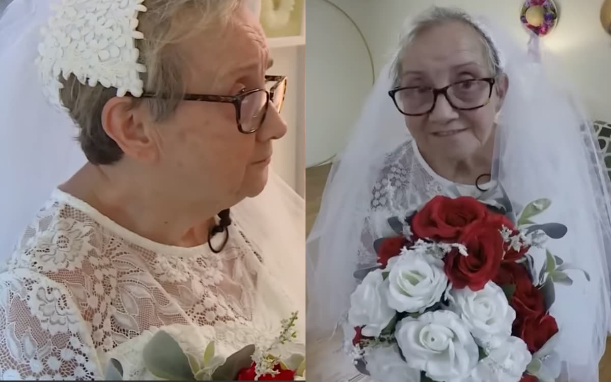Abuelita se casa con ella misma tras 40 años soltera: "quiero una vida feliz"