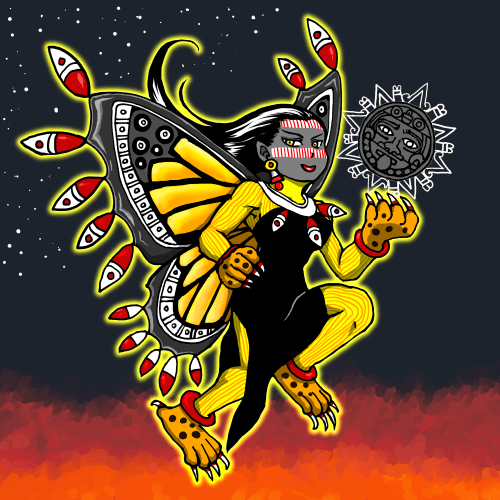El Imperio Azteca retratado al estilo manga